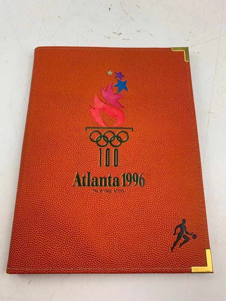 Spalding Atlanta 1996 Olympics Basketball Notebook Notepad Folder