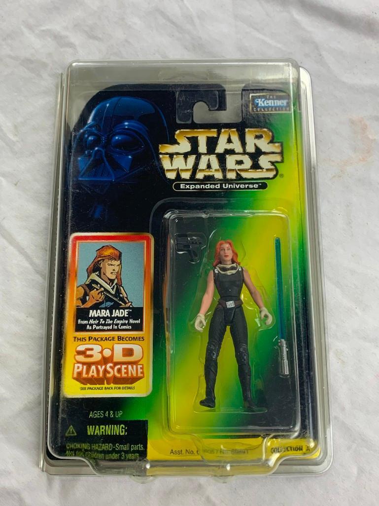STAR WARS 1998 Expanded Universe 3D Play Scene MARA JADE Action Figure NEW with case