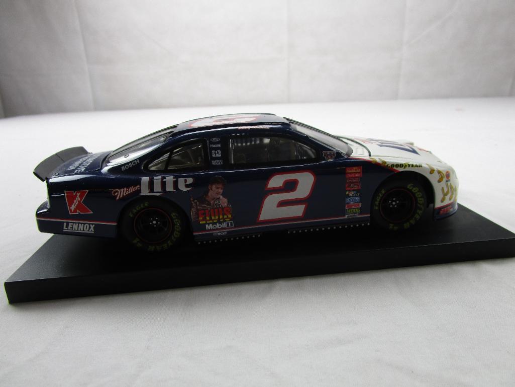 Rusty Wallace Elvis Presley TCB 2 NASCAR 50th Miller Lite 1:24 Diecast 1998 Ford Action Racing