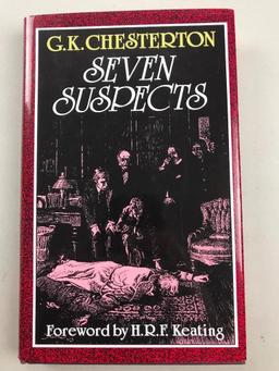 1990 "Seven Suspects" by G.K. Chesterton HARDCOVER