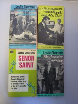 Lot of 18 vintage paperback Simon Templar, The Saint novels by Leslie Charteris