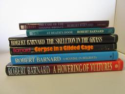 Lot of 6 Robert Barnard suspense detective mystery novels