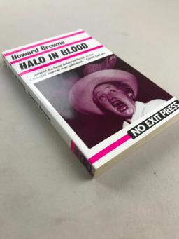 1988 "Halo in Blood" by Howard Browne PAPERBACK