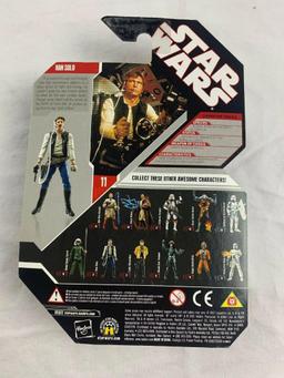 STAR WARS 30th anniversary Collection Saga Legends HAN SOLO Action Figure with Gold Coin NEW