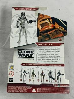 Star Wars LEGACY COLLECTION 2009 MATCHSTICK Action Figure CW34 CLONE WARS NEW