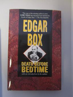 Lot of 2 hardcover Edgar Box murder mystery novels