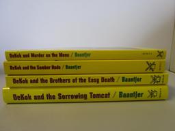 4 paperback Albert Baantjer detective fiction novels