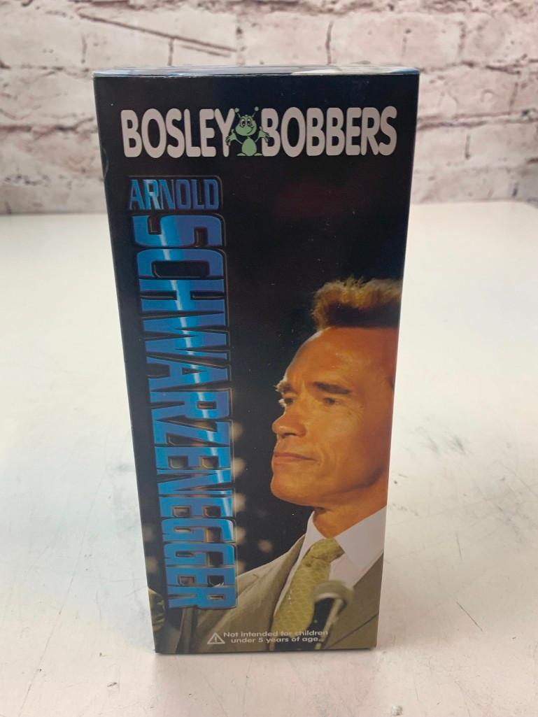 Bosley Bobbers 2004 ARNOLD SCHWARZENEGGER California "Governator" Bobble Head Doll NEW in box