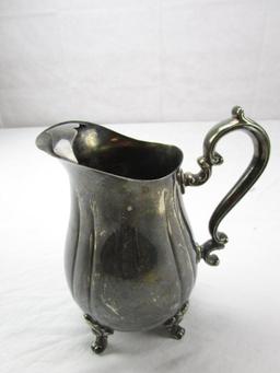 Vintage Gorham YH 342 silver plate water pitcher 9" tall