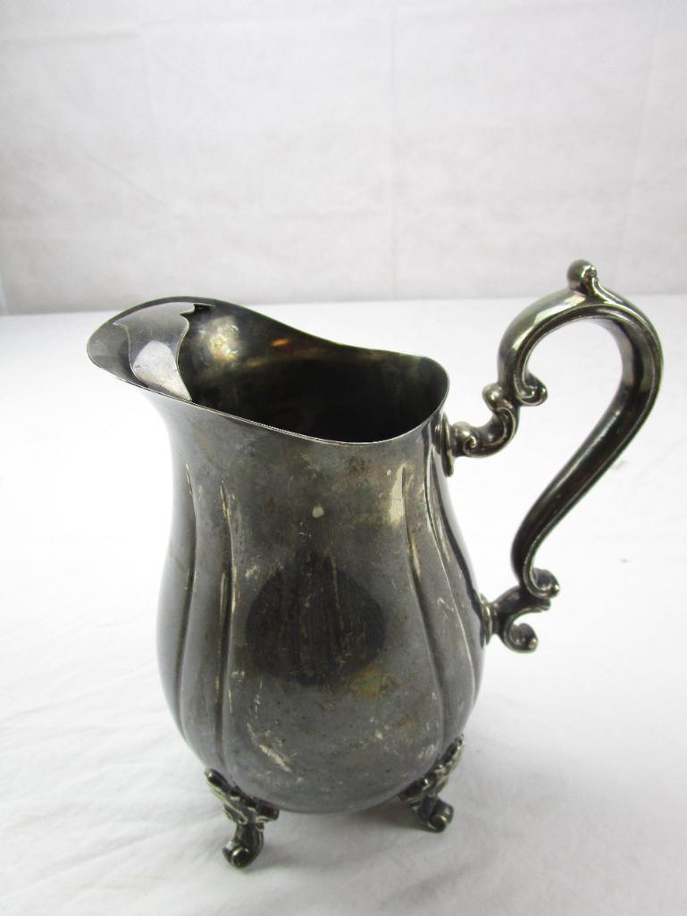 Vintage Gorham YH 342 silver plate water pitcher 9" tall