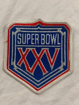 Official NFL Super Bowl XXV Patch NY Giants vs. Buffalo Bills