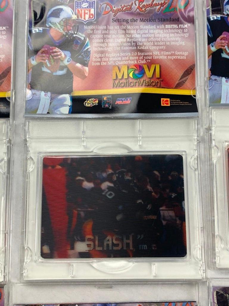 1996 NFL Digital Replay MOVI MotionVision Premier Edition 2.0 - Lot of 6- Elway, Favre, Stewart