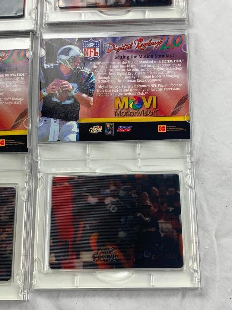 1996 NFL Digital Replay MOVI MotionVision Premier Edition 2.0 - Lot of 6- Elway, Favre, Stewart