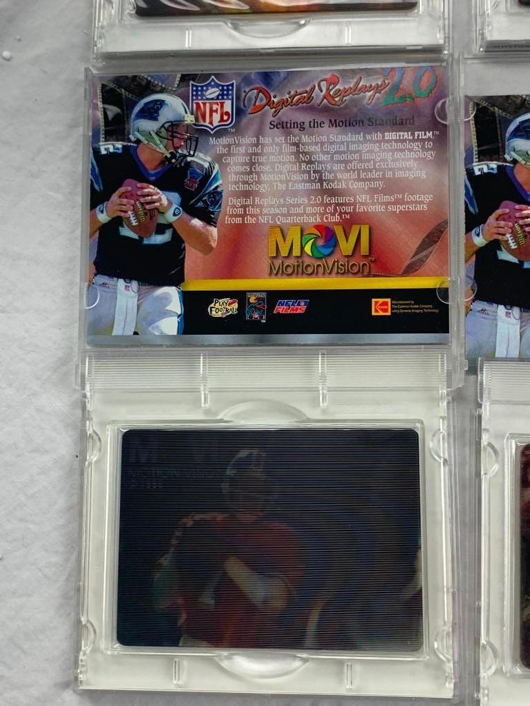 1996 NFL Digital Replay MOVI MotionVision Premier Edition 2.0 - Lot of 6- Elway, Favre, Stewart