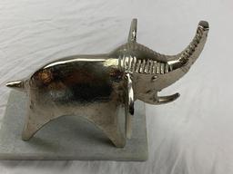 Metal Resin Elephant Figure