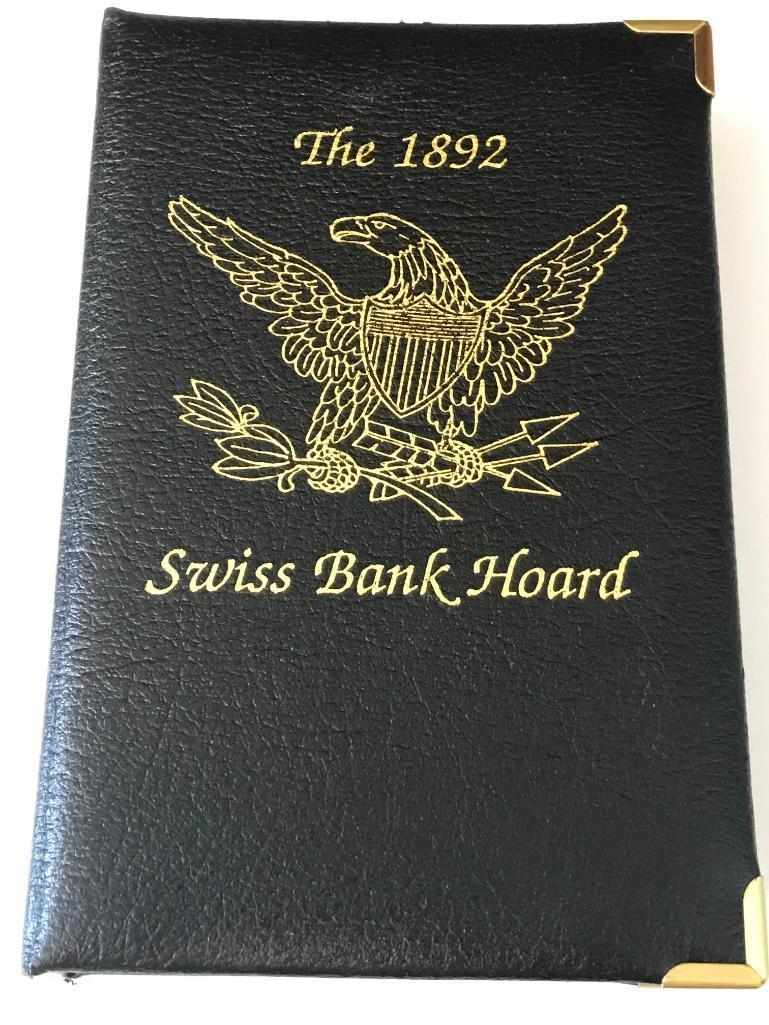 The 1892 Swiss Bank Hoard Gold Eagle 10 Dollar Coin in Leather Flip Binder