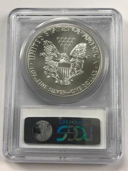 2014 American Eagle Silver Coin 1 oz 999 Fine Silver $1 Coin PCGS MS70