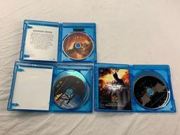 BATMAN Trilogy Lot of 3 BLU-RAY Movies- Batman Begins, The Dark Knight and The Dark Knight Rises