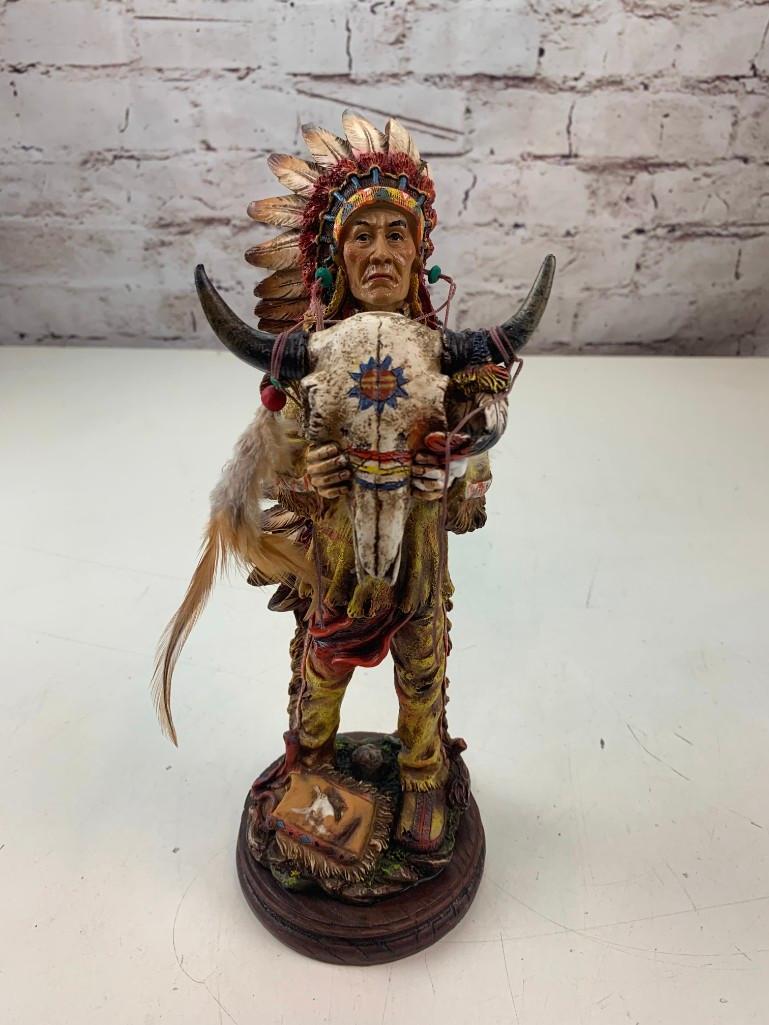 Native American Indian Chief 13" Figure