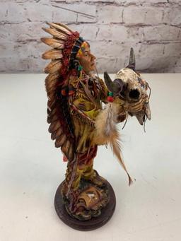 Native American Indian Chief 13" Figure