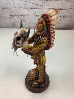 Native American Indian Chief 13" Figure