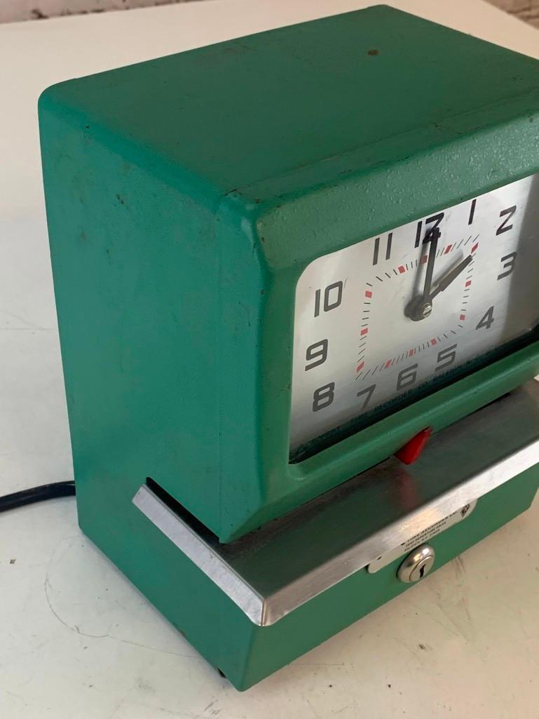 Vintage Acroprint Time Recorder Punch Time Clock