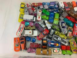 Lot of approx 100 Vintage Hot Wheels and other Diecast Cars