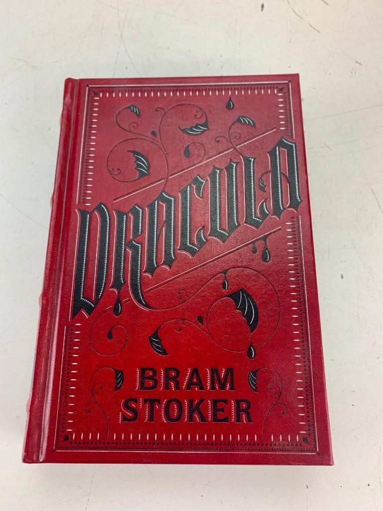 Dracula Bram Stoker Barnes & Noble Leather Hardcover Book