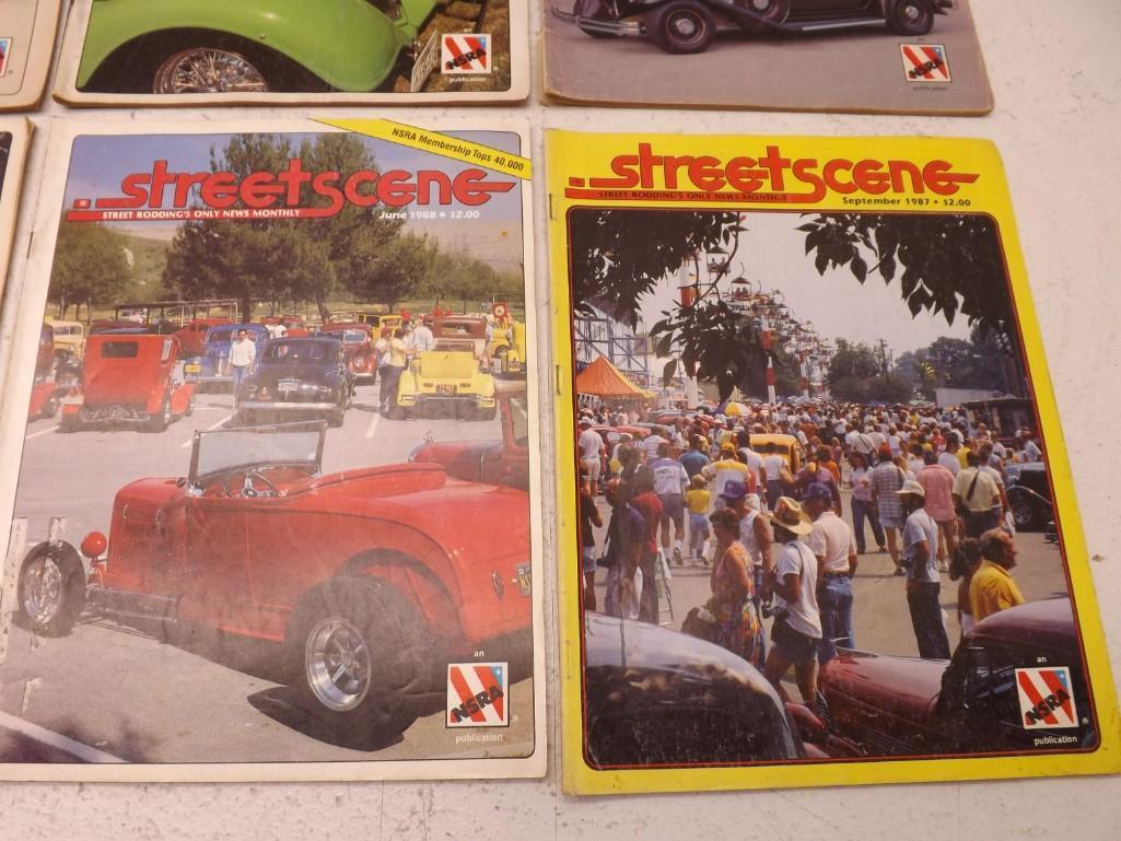 LOT OF 7 VINTAGE STREET SCENE MAGAZINES