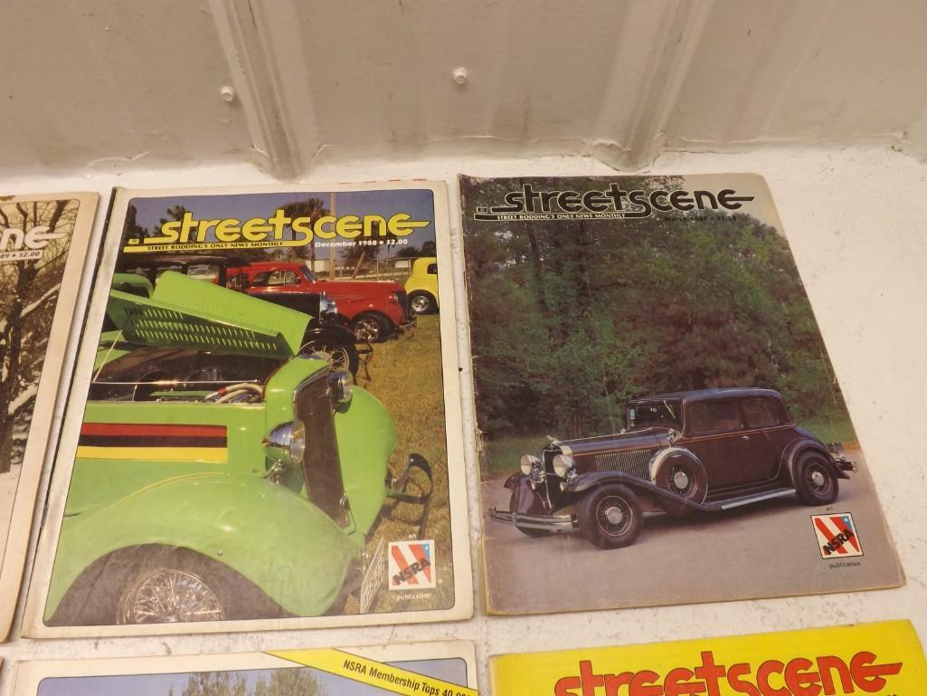 LOT OF 7 VINTAGE STREET SCENE MAGAZINES