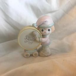 1985 PRECIOUS MOMENTS "Birthday Club" Drummer Boy Figurine by Samuel J. Butcher