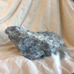 Large Piece of Blue Calcite Stone 8.9 Pounds