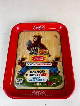 Smokey Bear Coca Cola Tray 1997 Limited Edition of 2000 Rare Coke Collector's