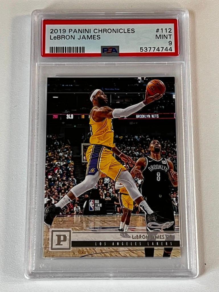 LEBRON JAMES 2019 Panini Chronicles Basketball Card PSA Graded 9 MINT