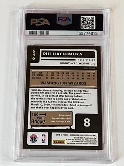 RUI HACHIMURA 2019 Panini Chronicles Classics Basketball ROOKIE Card PSA Graded 9 MINT