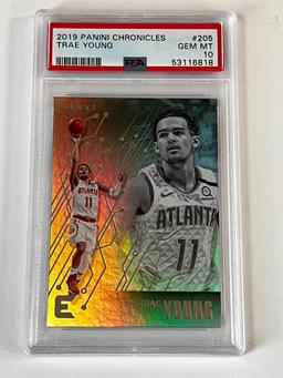 TRAE YOUNG 2019 Panini Chronicles Essentials Basketball Card PSA Graded 10 GEM MINT