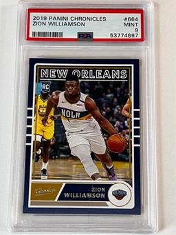 ZION WILLIAMSON 2019 Panini Chronicles Classics Basketball ROOKIE Card PSA Graded 9 MINT