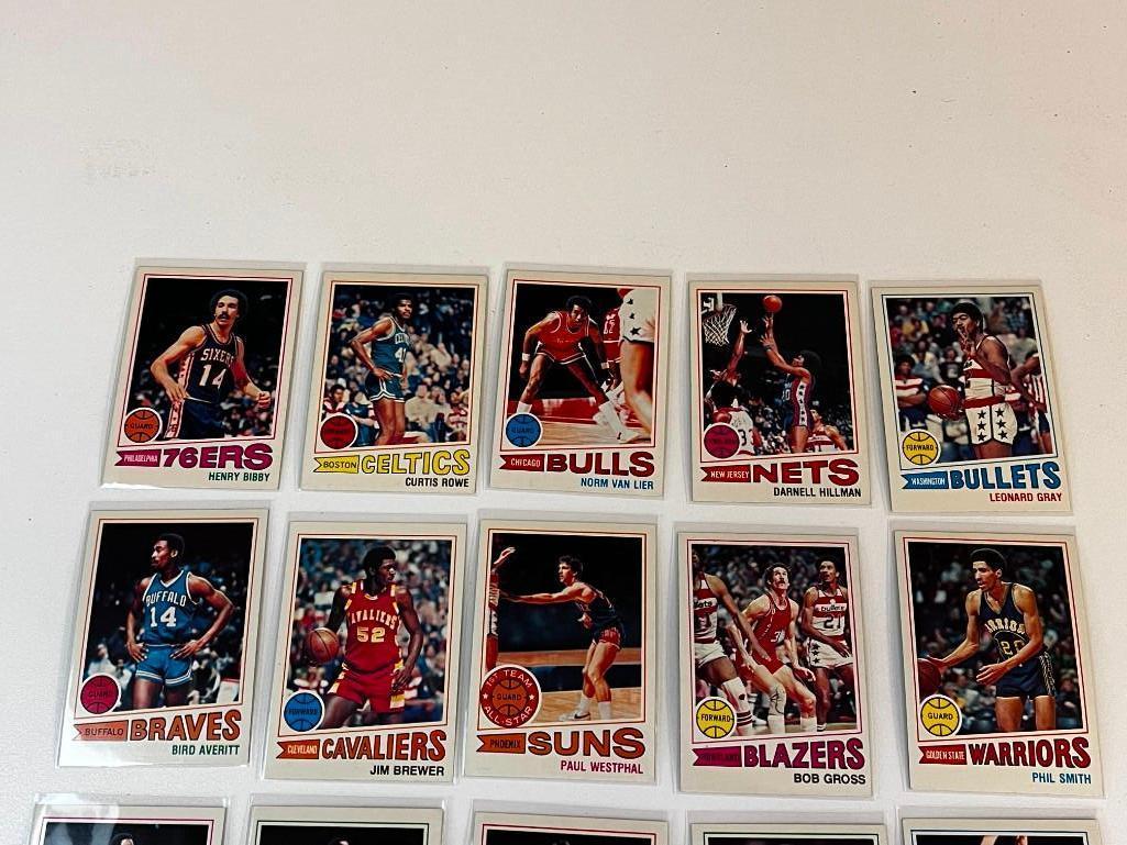 1977 Topps Basketball Cards Lot of 20 From a Set Break Cards 2-23