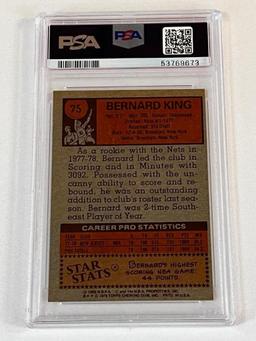 BERNARD KING Hall Of Fame 1978 Topps Basketball ROOKIE Card Graded PSA 6 EX-MT