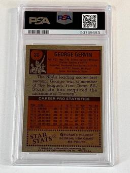 GEORGE GERVIN Hall Of Fame 1978 Topps Basketball Card Graded PSA 5 EX