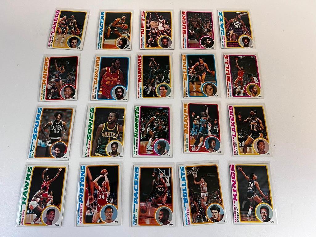 1978 Topps Basketball Cards Lot of 20 From a Set Break Cards 24-49