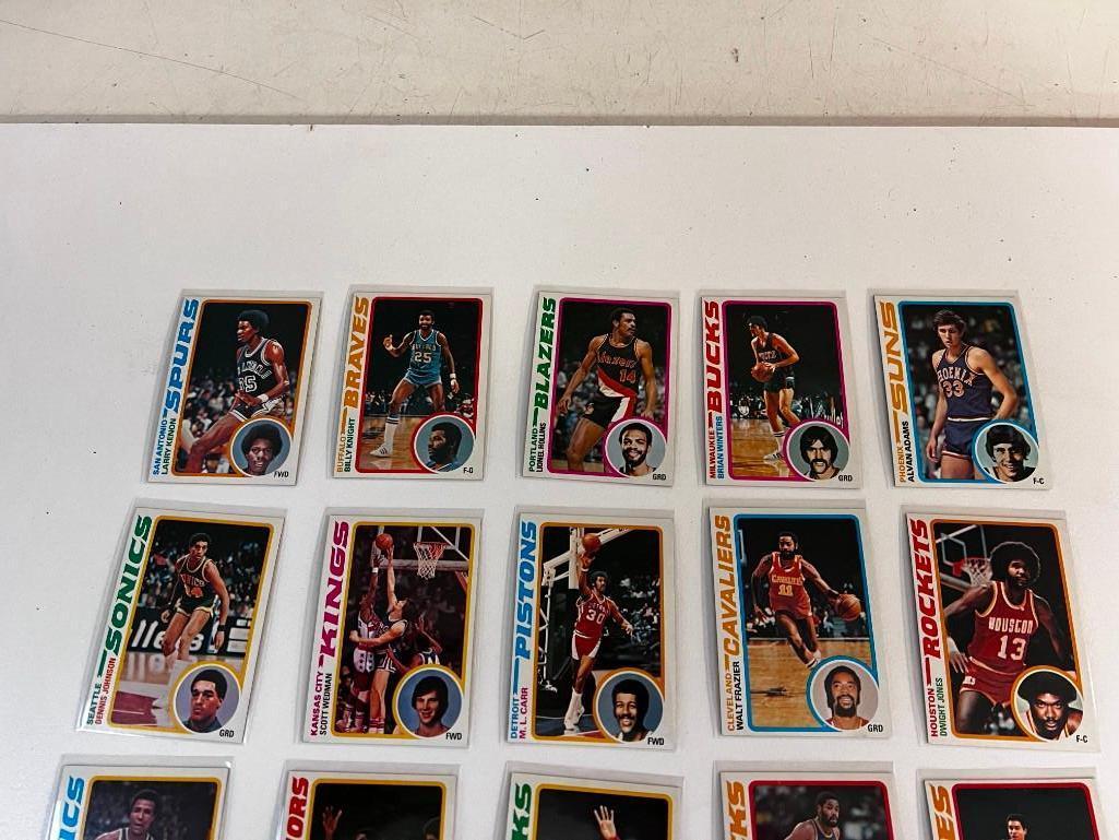 1978 Topps Basketball Cards Lot of 20 From a Set Break Cards 71-94