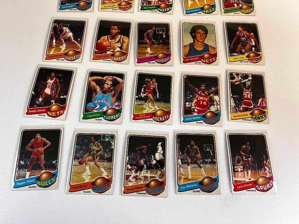 1979 Topps Basketball Cards Lot of 20 From a Set Break Cards 29-49
