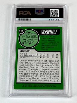 ROBERT PARISH Hall Of Fame 1977 Topps Basketball ROOKIE Card Graded PSA 6 EX-NM