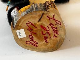 Native American Kachina Doll KWEO Wolf Signed by Artist