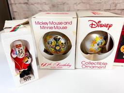 Lot of 8 Christmas Ornaments- Hallmark Keepsake, Walt Disney and others with Boxes