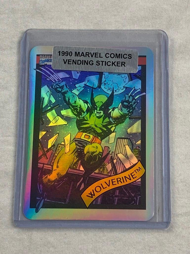 1990 Marvel WOLVERINE Vending Sticker