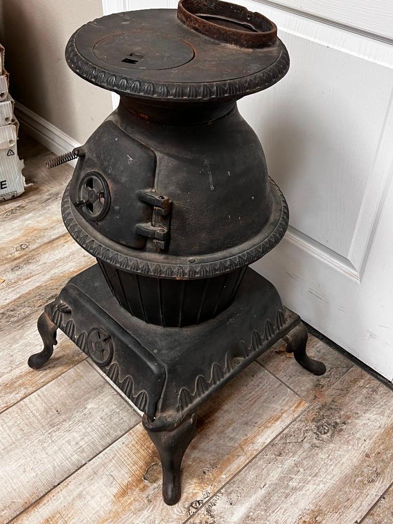 Vintage Cast Iron Wood Stove