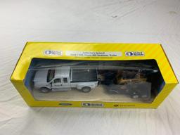 United rentals diecast toy Ford F-350 Deere 320 skidsteer NEW