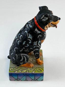 JIM SHORE Dog Figurine RODDIE Rottweiler ENESCO Heartwood Creek